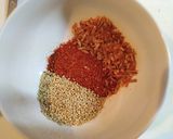 万能調味料☆我が家の自家製食べるラー油作り方1写真