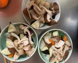 肉無チクワ簡単洋風キムチ牛丼味野菜炒め作り方9写真