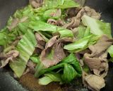 簡単★昼食！豚肉とキャベツの焼きうどん作り方4写真