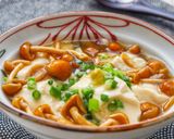 まるで料亭！包丁いらずレンジで豆腐のなめこあん作り方8写真