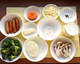 ブロッコリーのリースグラタン作り方1写真