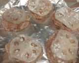 ✧鶏つみれ使用 れんこん挟み焼き✧作り方3写真