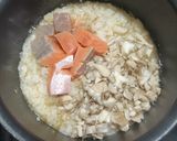 鮭ときのこの豆乳リゾット作り方3写真