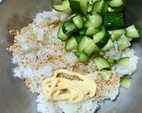 ヨウサマの減塩ネギトロサラダご飯作り方3写真