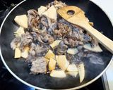 そら豆とたけのこと牛肉のオイスター炒め作り方7写真