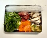 牛肉とネギのチャプチェ作り方1写真