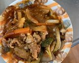 簡単洋風オイ焼うどん味回鍋肉風甘酢酢豚作り方17写真