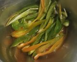 甘酒代用塩麹ピーマン漬け炒め作り方1写真