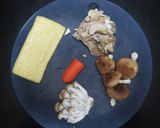 三種のキノコと塩昆布の薄味炊き込みご飯作り方1写真