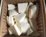 かぶと鶏肉炒め作り方2写真