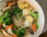 お一人様梅トマト味根菜たっぷり野菜炒め作り方21写真