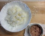 凄く美味しい💕ツナと塩昆布のおにぎり作り方1写真