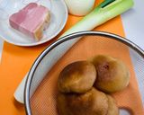 富山のだしつゆで和風パスタ作り方1写真