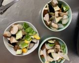 肉無豆腐簡単赤味噌キムチ味野菜炒め作り方12写真