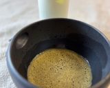 簡単！アイスで💕ふわっもこ✨ほうじ茶ラテ作り方6写真