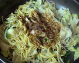 スイートチリソースでアジアン焼きそば作り方4写真