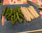アメリカ・しし唐のえのき炒め作り方2写真