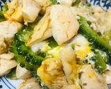 鶏肉＆おかかの玉子ゴーヤーチャンプルー作り方4写真