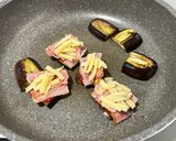 なす🍆とベーコン🥓チーズ🧀の挟み焼き😃作り方2写真