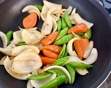 厚揚げと春野菜のミートボールあん炒め作り方8写真