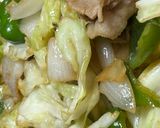 キャベツと豚肉の塩胡椒レモン炒め作り方11写真