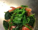 ほうれん草とトマトの彩り酢の物作り方8写真