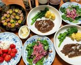 合鴨と芽キャベツのアヒージョ作り方9写真