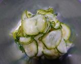 簡単美味！♫ズッキーニの甘酢マヨソース♫作り方2写真