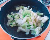 ＊カリフラワーの粒マスタードカレー和え＊作り方2写真