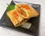 納豆チーズの油揚げ挟み焼き作り方4写真