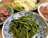 最速アク抜き〜味つけ　わらびのおひたし作り方13写真