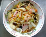 割と簡単、具だくさんテキトースープパスタ作り方9写真