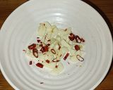 イカとエビとカシューナッツのセロリ炒め作り方1写真