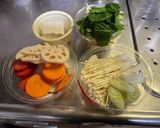 【減塩】豚と根菜のやわらかせいろ蒸し作り方1写真