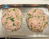 簡単!パクチー入り豆腐ハンバーグ作り方5写真