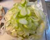 ねぎだく塩焼きそば。作り方2写真