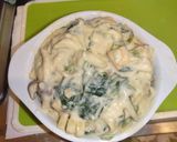 帆立とほうれん草のパスタグラタン作り方9写真