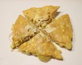 豆もやし卵じゃが芋のお焼ホットサンドパン作り方5写真