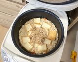 出汁入り味噌で、小松菜の味噌炊き込みご飯作り方8写真