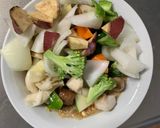 お一人様オイ梅クリーム根菜たっぷり野菜炒作り方12写真