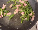 いんげんとベーコンのマヨ炒め作り方4写真