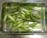 アスパラガスの味噌きんぴら作り方1写真