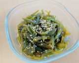 茎わかめのきんぴら　甘味はみりんで作り方3写真