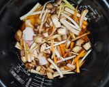 減塩もちもち鶏釜めし風作り方5写真