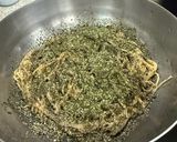 韓国風　ごまとえごま油の冷やし混ぜ蕎麦作り方4写真
