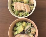 アボカドとスプラウトとホッケの梅サラダ作り方7写真