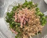 小麦粉不使用＊大根葉のひとくちチヂミ作り方3写真