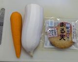 大根と丸天の炒め煮作り方1写真