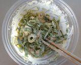 米粉で作る☆竹輪入り大阪ねぎ焼き。作り方3写真