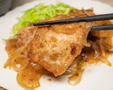 豚ロースと新玉ねぎの塩生姜焼き作り方9写真